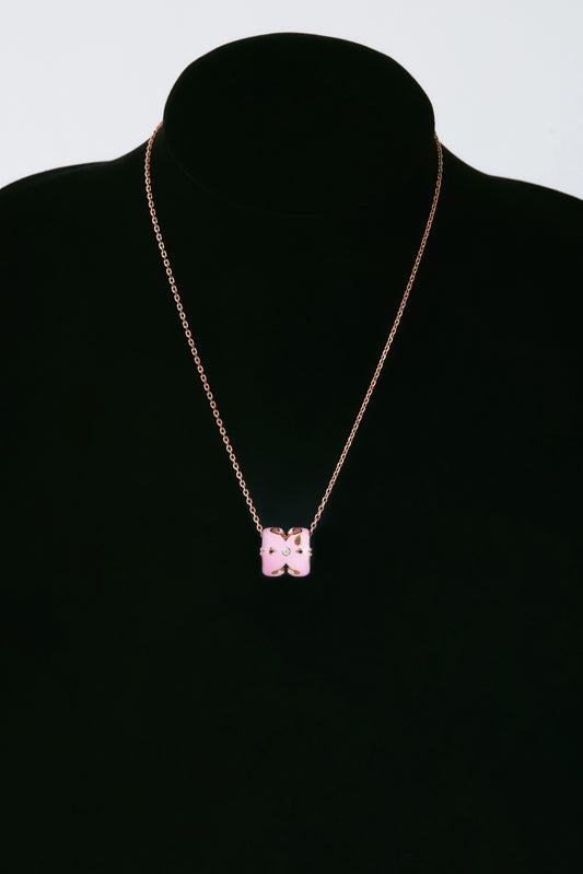 「Be Mine」ALLOVER Charm Necklace (PINK)