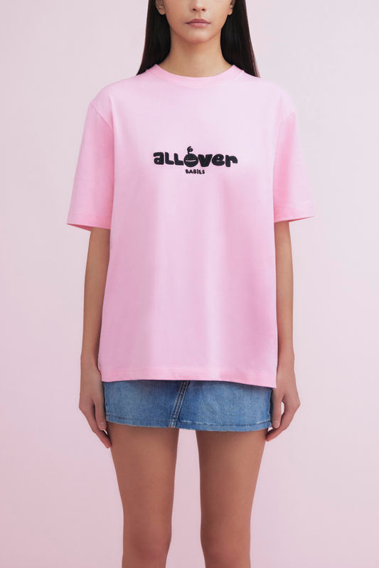 ALLOVER BABIES TEE (Bearbie & Babebie) (PINK)