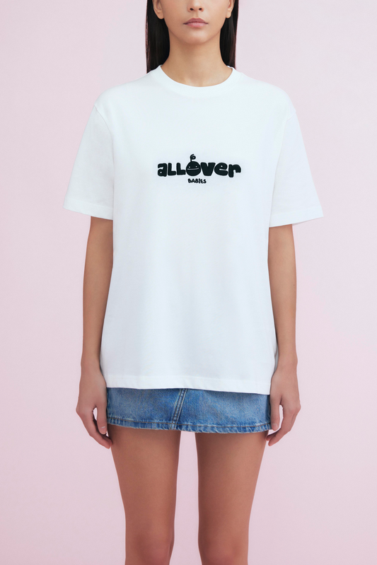 ALLOVER BABIES TEE (Bearbie & Babebie) (WHITE)