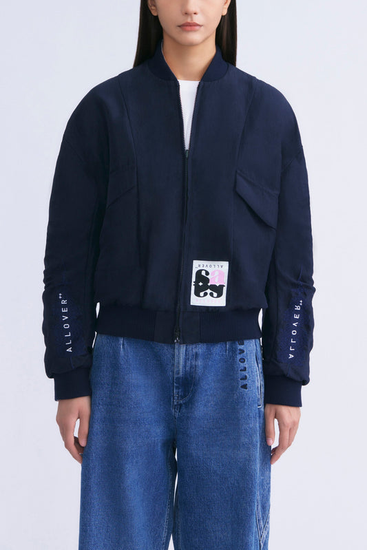 Monogram Reversible Bumper Jacket