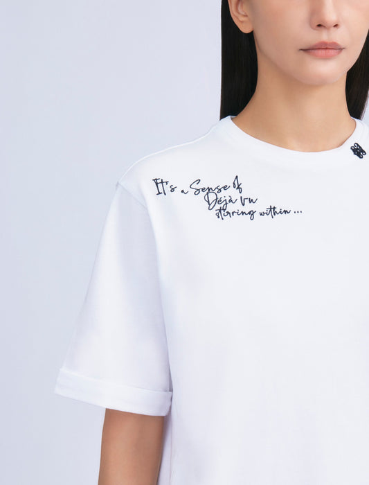 Déjà Vu Embroidery Tee