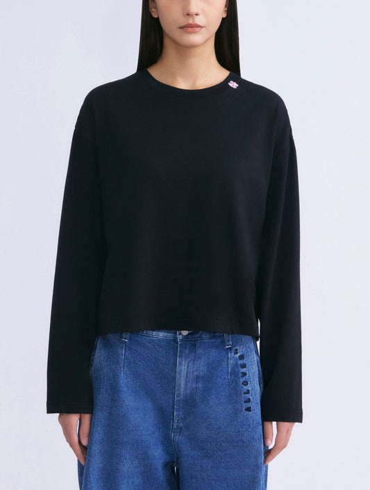 Small Town Embroidery Loose Tee