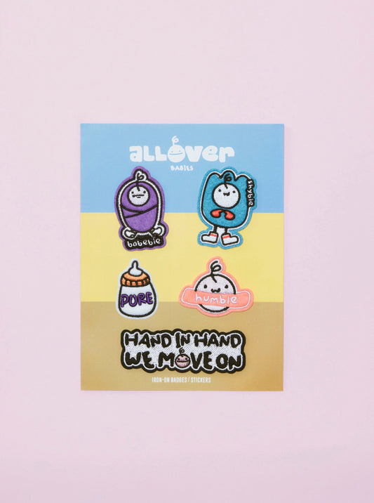 ALLOVER BABIES Iron-on Patch (Babebie & Shybie)