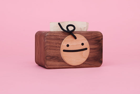 ALLOVER BABIES WOODEN TISSUE BOX