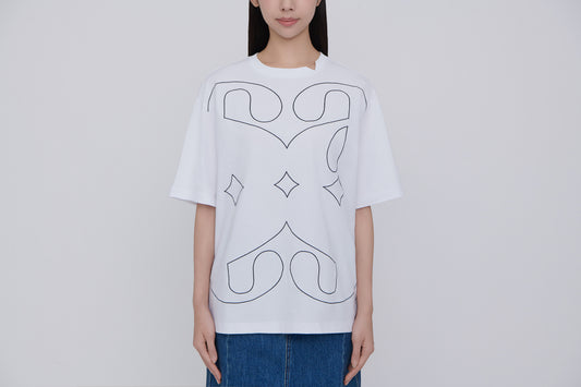 ALLOVER Boundless Tee (White)