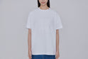 ALLOVER Embossed Tee (White)