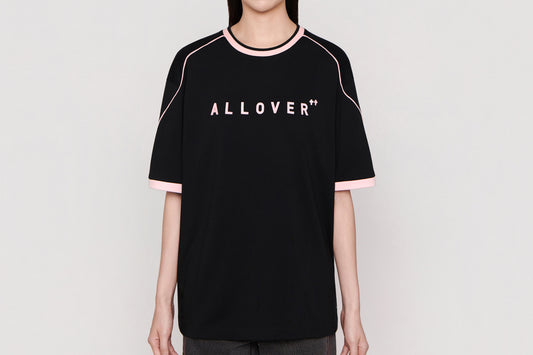ALLOVER Two-Toned Tee (Black)
