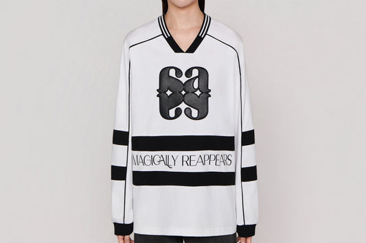 Magically Reappears Two-Toned Hockey Tee (White)