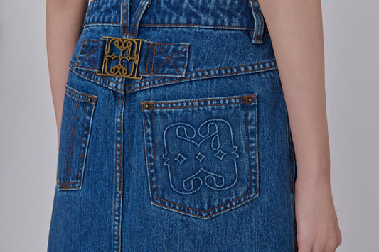 ALLOVER Buckled Skirt