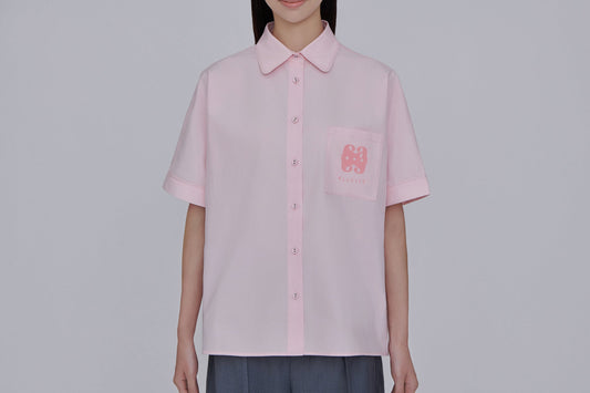 ALLOVER Split Shirt (Pink)