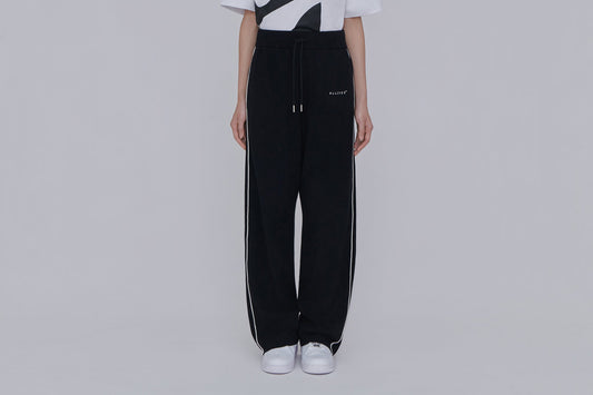 ALLOVER Knit Drawstring Pants (Black)