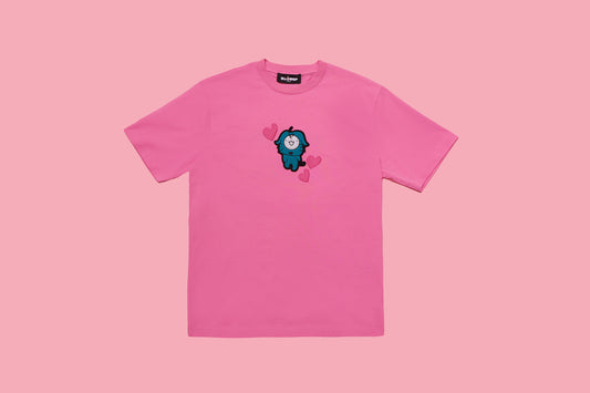 ALLOVER BABIES Tee (Shocking Pink)