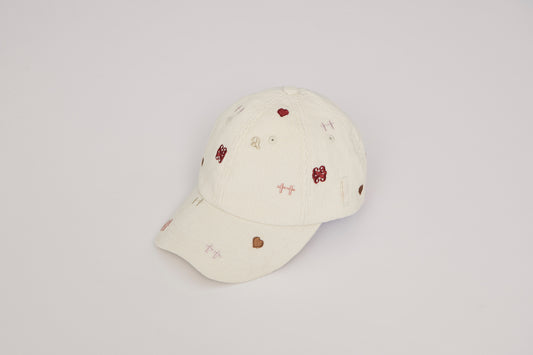 The Sprinkling ALLOVER Corduroy Cap (Beige)