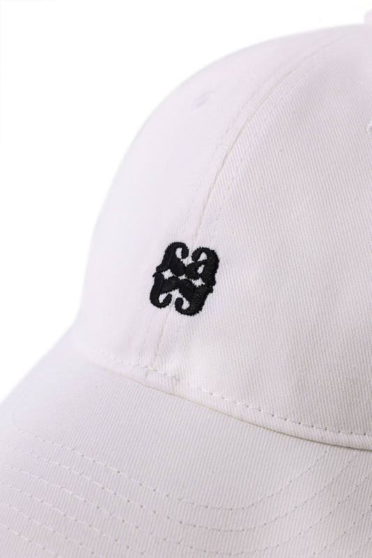 Embroidery Icon Baseball Cap (White)